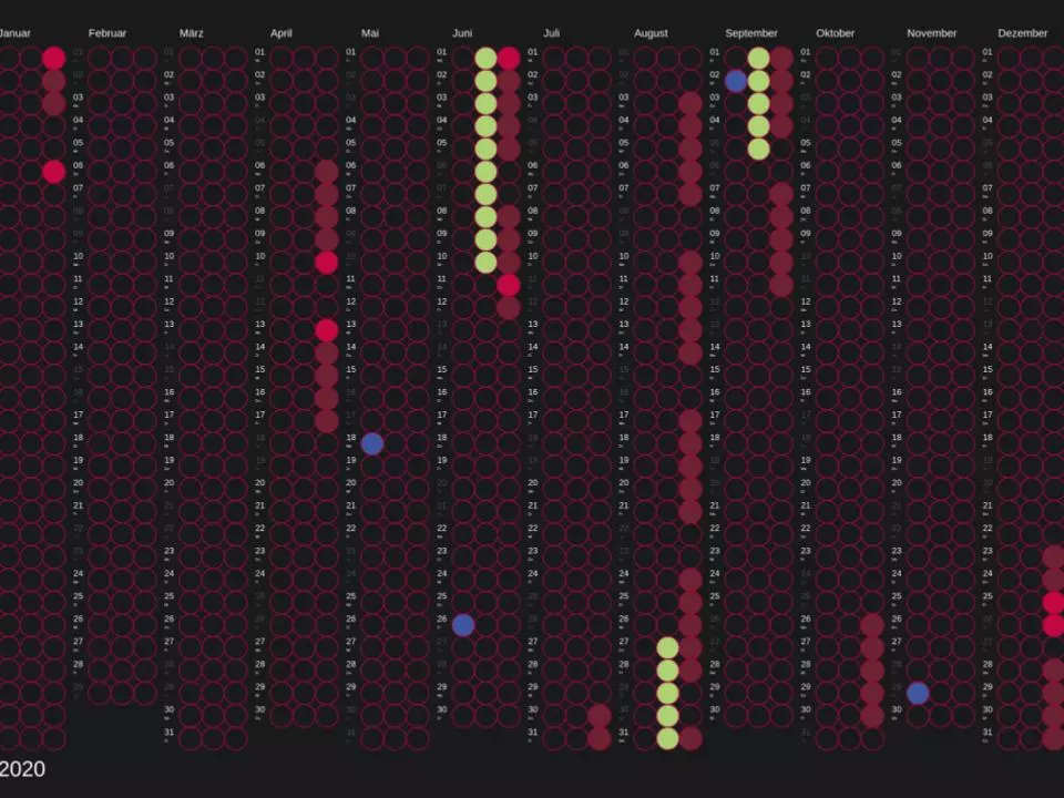 Hero image for dot calendar